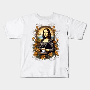 gioconda coffe Kids T-Shirt